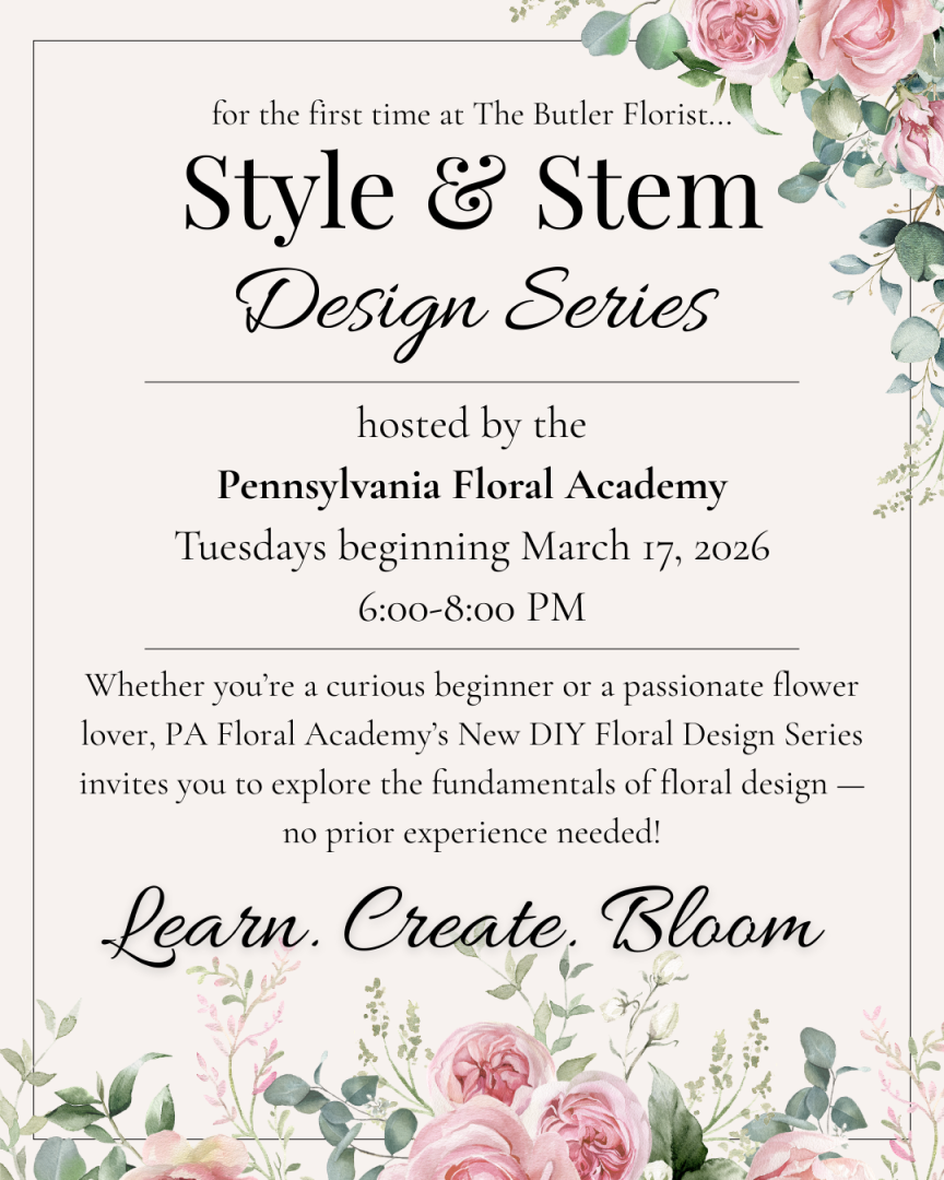 Style & Stem Floral Design Series | Experience Butler County PA